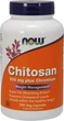 Suplement diety Now Foods Chitosan 500 mg plus Chromium 240 kapsułek (733739020260) - obraz 1