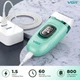 Эпилятор 3в1 VGR V-762 аккумуляторный (эпиляция, бритва, пемза), IPX7, LED-дисплей, подсветка, 2 скорости Green - изображение 4