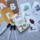 Алфавит. Учу, пишу, играю. Развивающие карты для изучения украинского алфавита. - изображение 6