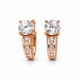 Серьги из красного золота S-0396 - изображение 1