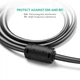 Кабель UGREEN VG101 VGA Male to Male Cable 1m (Black)(UGR-11673) - изображение 4