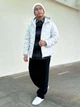 Куртка демисезонная с капюшоном мужская Uniqlo 850669951 2XL Серая (1159860737) - изображение 2