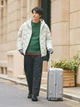 Куртка демисезонная с капюшоном мужская Uniqlo 850669951 2XL Серая (1159860737) - изображение 3