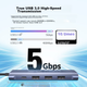 Док-станция расширения UGREEN Type-C — HDMI, совместимая с Thunderbolt 4/5, адаптер для компьютеров Apple, преобразователь портов C, Macbook Air/Neo, многопортовая док-станция расширения Huawei. - изображение 6