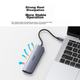 Док-станция расширения UGREEN Type-C — HDMI, совместимая с Thunderbolt 4/5, адаптер для компьютеров Apple, преобразователь портов C, Macbook Air/Neo, многопортовая док-станция расширения Huawei. - изображение 3