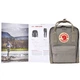 Женский рюкзак FJALLRAVEN, повседневный, вместительный, школьный, модель 23561-021, цвет «туманно-серый», объем 7 л. - изображение 5