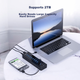 USB-концентратор ORICO 3.0, высокоскоростная док-станция расширения на 10 портов, конвертер-концентратор для ноутбука, отдельный коммутатор с блоком питания P10-U3 - изображение 5