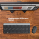 Комплект бездротовий Logitech MK470 Wireless Graphite - зображення 5