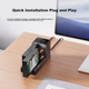 ORICO Внешняя док-станция для жестких дисков с USB3.0, функция автономного копирования, 2,5/3,5-дюймовые SATA/SSD твердотельные накопители, механическая, внешний, с двумя отсеками для клонирования, модель 6528US3-C - зображення 8
