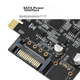 Адаптер MOGE MC2210 PCI-E на PS/2 для клавиатуры и мыши, карта PCIE на PS/2, совместимая с настольными компьютерами и ноутбуками, с круглым разъемом для клавиатуры и мыши. - зображення 5