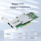 Сетевая карта EB-LINK BCM57810S с двухпортовым гигабитным интерфейсом PCI-E X8 и оптоволоконным подключением, 10G серверный сетевой адаптер с интерфейсом SFP+. - изображение 5