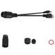 Водонепроницаемый POE инжектор пассивный DC 5.5x2.1мм + RJ45 Ethernet 100Mbps Black, 1 шт (48975) - изображение 2