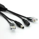 Водонепроникний POE інжектор 802.3af/at (PoE) з портами Ethernet RJ45 100Mbps 12V Black (2 шт) (48976) - зображення 2