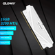Модуль оперативной памяти Gloway 16 ГБ DDR4 3200 для настольных компьютеров, планка Tianche RAM Bar, чипы Premium Chips, CL18, цвет Moonlight White, аксессуар для компьютера AI. - изображение 1