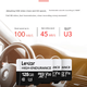 Карта пам'яті Lexar High Endurance microSDXC 128GB Class 10 UHS-I U3 V30 (LSDM10-128GABCNHE) - зображення 3