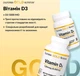 Витамин Д3 Vitamin D3 California Gold Nutrition 125 мкг 5000 МЕ 90 капсул - изображение 4