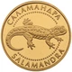 Колекційна золота монета "Саламандра" 1,24 г 2003 рік - зображення 1