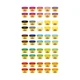 Zestaw kreatywny z ciastoliną Hasbro Play-Doh 50 Pack O Fun 50 mini tub (F1535) (5010993911950) - obraz 4