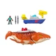 Набір фігурок Fisher Price Imaginext Jurassic World Мозазавр Aquachomp 46 см з фігуркою та човном (JFR23) (194735303908) - зображення 3