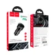 Автомобильное зарядное устройство HOCO Z42 20W, USB-C + USB-A, PD20W + QC3.0, LED дисплей, быстрая зарядка для быстрой зарядки гаджетов, черный - изображение 2