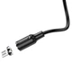 Магнітний кабель BOROFONE BX41 USB to Micro-USB 2.4A, 1 м, швидка зарядка, знімний конектор, чорний - зображення 4