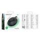 Портативна Bluetooth колонка Borofone BR48 UFO 5W, компактна, TWS, ремінець, чорна - зображення 1