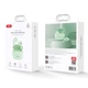 Навушники XO X33 Mini Jade Crystals TWS Bluetooth 5.3, бездротові, зарядний кейс, мікрофон, сенсорне керування, зелені - зображення 2
