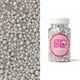 Посыпка кондитерская SD Pearls сахарные шарики зеркальные серебро 3–10 мм 100г - изображение 1