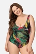 Купальник слитный с уплотнённой чашкой Marc & Andre 52D/3XL Зелёный микс (145301) - изображение 1