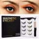 Магнитные ресницы GlamLash 4 пары с магнитной підводкою без клея пинцет в комплекте 5 магниты на каждой ресничке - изображение 2