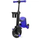 Синий Детский самокат трансформер биговол с корзиной Best Scooter 3 в 1 scooter313 - изображение 1