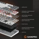 Клавіатура GamePro Genesis Metallic MK110G 87 клавіш Gray - зображення 8