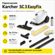 Пароочиститель мойка Karcher SC 3 EasyFix 1900 Вт давление пара до 3,5 бар Белый - изображение 2