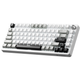 Клавіатура ігрова GamePro Genesis MK126 Silverlight механічна 82 клавіші USB-C Red Switch Gray/White - зображення 3