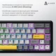 Клавіатура ігрова Ajazz AK680 Max механічна 68 клавіш USB-C Magnetic Switch Black (AK680-M-BGY-AW) - зображення 6