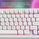 Клавіатура ігрова Ajazz AF98 мембранна 98 клавіш USB-C 1.6 м White (AF98-W) - зображення 8