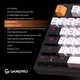 Клавиатура игровая GamePro MK170B механическая 97 клавиш USB Red Switch RGB Black - изображение 10