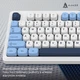Клавіатура ігрова Ajazz AF98 мембранна 98 клавіш USB-C 1.6 м Glacier Blue (AF98-GB) - зображення 9