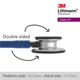 Стетоскоп 3M Littmann Classic III 69см Синій k1 - зображення 4