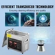 Ультразвуковой очиститель Vevor Ultrasonic Cleaners 3L KSTH-20A Silver k1 - изображение 3