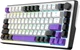 Клавіатура бездротова Hator Hellyberry HK75 Mechanical Linear RGB Wireless/Bluetooth/USB White/Violet (HK75_wireless) - зображення 3