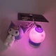 Брелок для ключів Kuromi anime куроми ліхтарик аніме LED кролик Hello Kitty - зображення 2