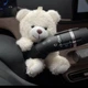 Мякая игрушка медведь плюшевый в авто на руль медвежонок bear Tedi мишка на переклчатель - изображение 1