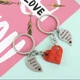 Брелок для ключей двойной сердце для пары Love - изображение 3