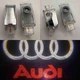 Підсвічування дверей 3D проєкція для Audi (ауді) 4 штуки на чотири двері металевий корпус скляна лінза - зображення 6