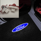 Подсветка дверей проекция форд Ford 2 штуки стеклянная линза - изображение 3