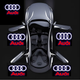 Підсвітка дверей проєкція для Audi (ауді) 4 штуки - зображення 1