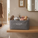 Корзина интерьерная ORGANIZE M оксфорд 36 х 24 х 18 см Серая (Ksh-M-grey) - изображение 4