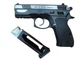Пистолет пневматический ASG CZ 75D Compact Nickel - изображение 3