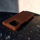 Накладка Stenk Cover Crazy Horse для Motorola Edge 60 Pro Коричневый (80652) - изображение 5